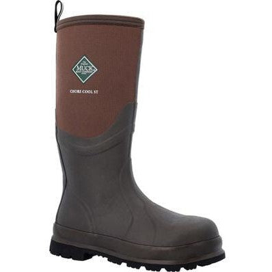 Muck Men's Chore Cool 16" Steel Toe Waterproof Work Boot - Brown - CSCTSteel - Overlook Boots