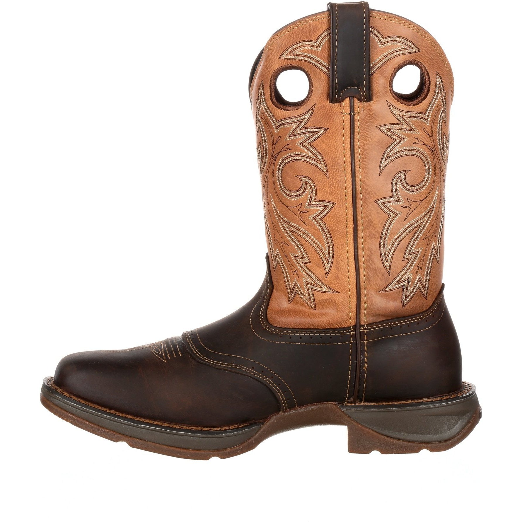 Durango Men's Rebel 11" Steel Toe Waterproof Western Boot- Brown/Tan- DB019 - Overlook Boots