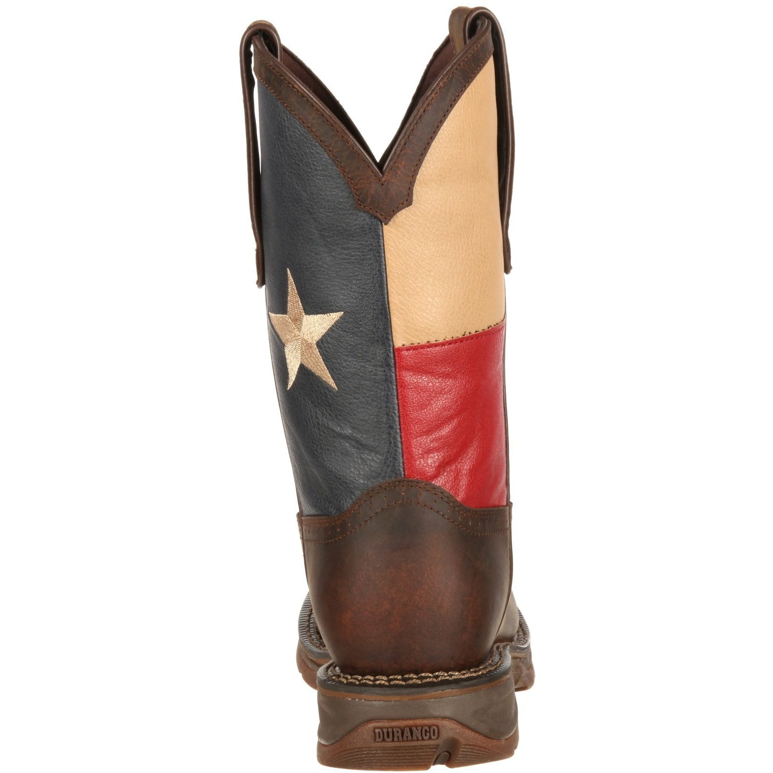 Durango Men's Rebel Steel Toe Western Flag Boot - Brown - DB021  - Overlook Boots