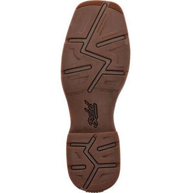 Durango Men's Rebel 11" Soft Toe Saddle Up Western Classic Boot- Brown- DB4442  - Overlook Boots