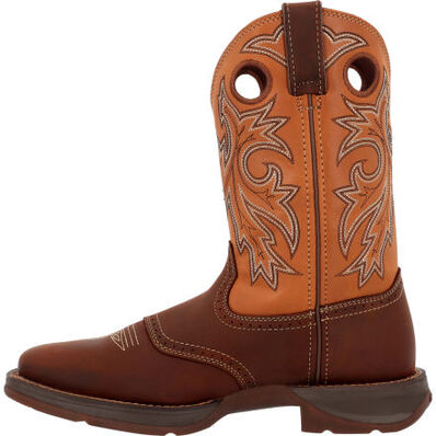 Durango Men's Rebel 11" Soft Toe Saddle Up Western Classic Boot- Brown- DB4442  - Overlook Boots