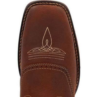 Durango Men's Rebel 11" Soft Toe Saddle Up Western Classic Boot- Brown- DB4442  - Overlook Boots