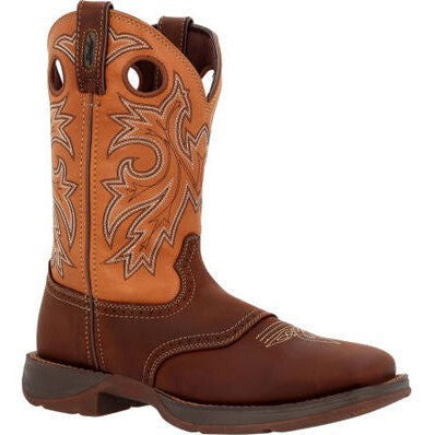 Durango Men's Rebel 11" Soft Toe Saddle Up Western Classic Boot- Brown- DB4442  - Overlook Boots