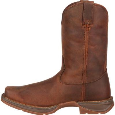 Durango Men's Rebel 11" Soft Toe Pull On Western Classic Boot- Brown - DB5444  - Overlook Boots
