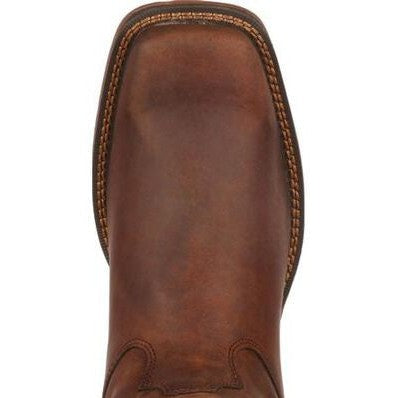 Durango Men's Rebel 11" Soft Toe Pull On Western Classic Boot- Brown - DB5444  - Overlook Boots