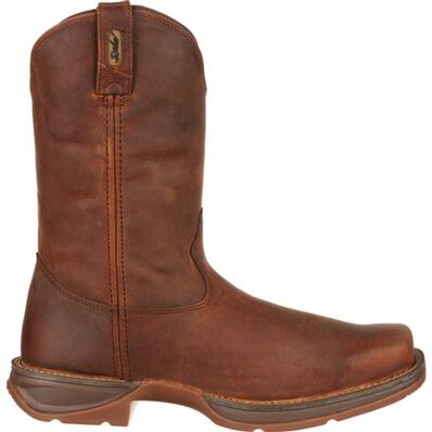 Durango Men's Rebel 11" Soft Toe Pull On Western Classic Boot- Brown - DB5444 8 / Medium / Brown - Overlook Boots