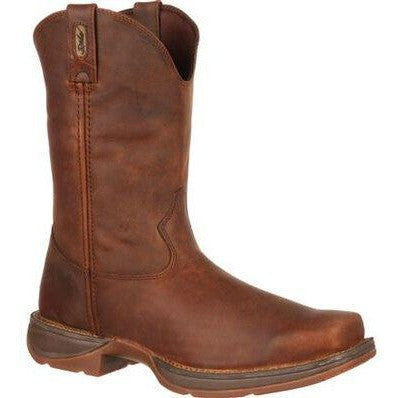 Durango Men's Rebel 11" Soft Toe Pull On Western Classic Boot- Brown - DB5444  - Overlook Boots