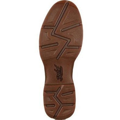 Durango Men's Rebel 12" Soft Toe Saddle Western Classic Boot- Sunset Brown- DB5468  - Overlook Boots