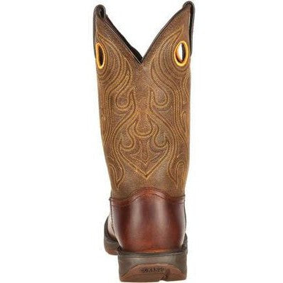 Durango Men's Rebel 12" Soft Toe Saddle Western Classic Boot- Sunset Brown- DB5468  - Overlook Boots