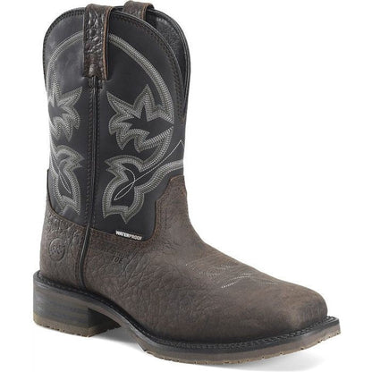Double H Men's Stockma 10" Toe Composite Toe Western Work Boot -Brown- DH4151 - Overlook Boots
