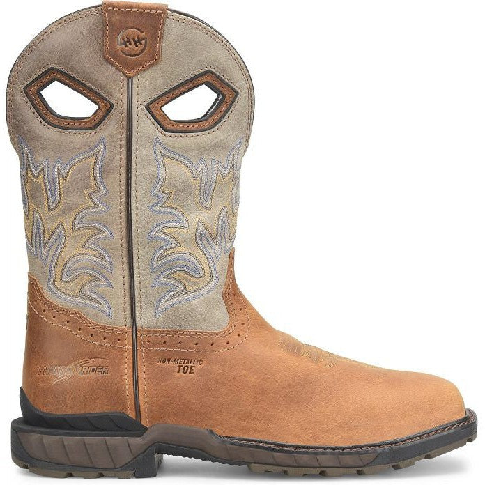 Double H Men's Oatman 11" Composite Waterproof Western Work Boot -Brown- DH5430 7.5 / Medium / Brown - Overlook Boots