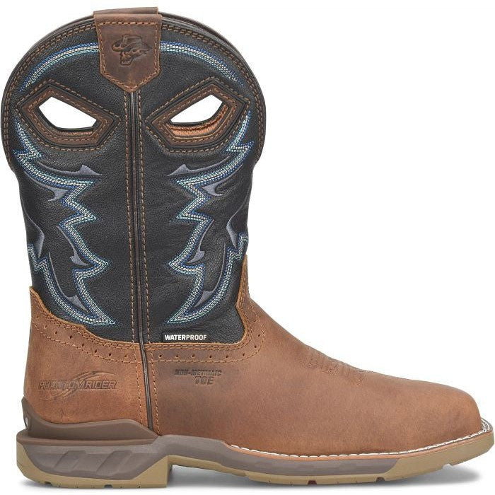Double H Men's Geddy 11" Composite Toe Waterproof Roper Work Boot -Brown- PH5001 7.5 / Medium / Brown - Overlook Boots