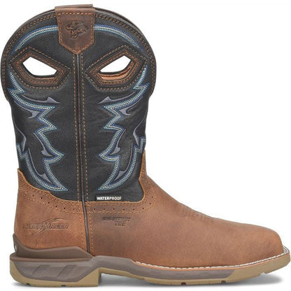 Double H Men's Geddy 11" Composite Toe Waterproof Roper Work Boot -Brown- PH5001 7.5 / Medium / Brown - Overlook Boots