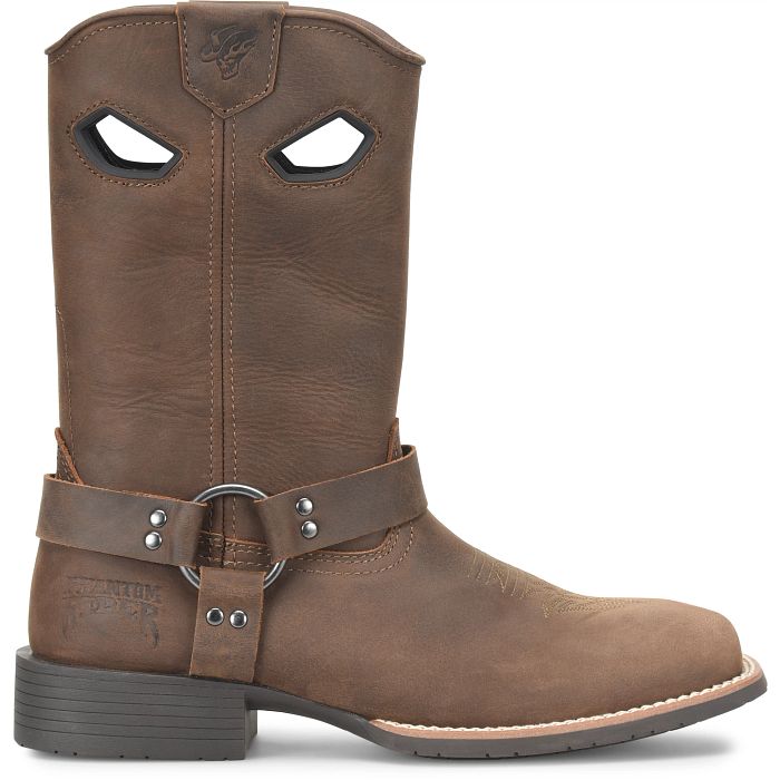 Phantom Rider Men's Kelliher Harness 11" Square Toe Work Boot - Brown - PH5022 - Overlook Boots