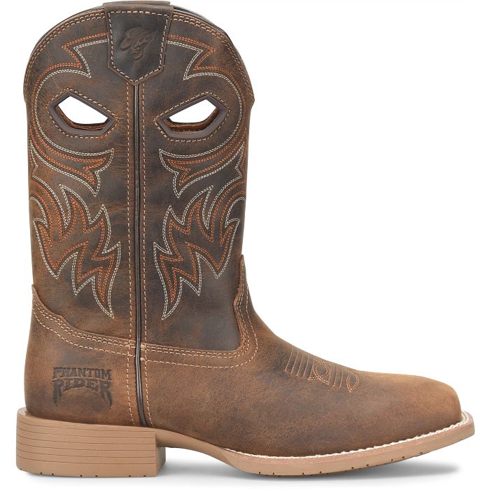 Phantom Rider Men's Scholz 11" Square Toe Western Work Boot - Brown - PH5026 - Overlook Boots