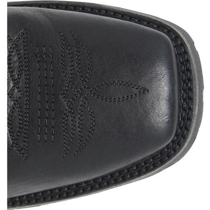 Double H Men's Nolen 11" Square Toe Roper Western Classic Boot- Black- DH4660  - Overlook Boots