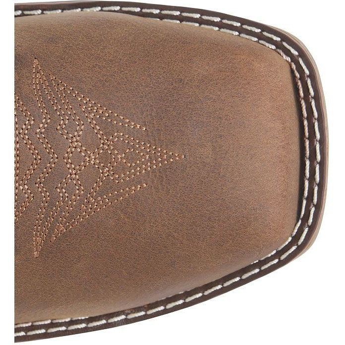 Double H Men's Phantom Rider Serpentine 11" Composite Waterproof Western Work Boot -Black- PH5007 - Overlook Boots