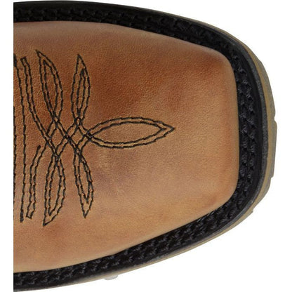 Double H Men's Bertram 11" Steel Toe Slip Resistant Work Boot -Brown- DH4560 - Overlook Boots