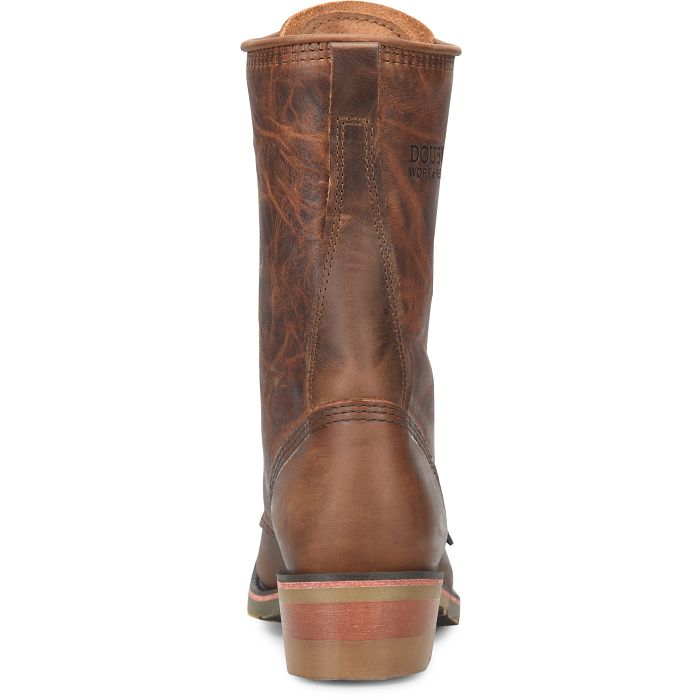 Double H Men's Lewis 9" U Toe Packer Western Work Boot - Brown - DH3706 - Overlook Boots