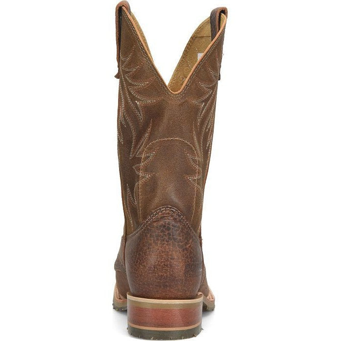 Double H Men's Dalton 11" Square Toe Western Classic Boot -Brown- DH4655  - Overlook Boots