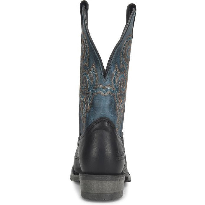 Double H Men's Nolen 11" Square Toe Roper Western Classic Boot- Black- DH4660  - Overlook Boots