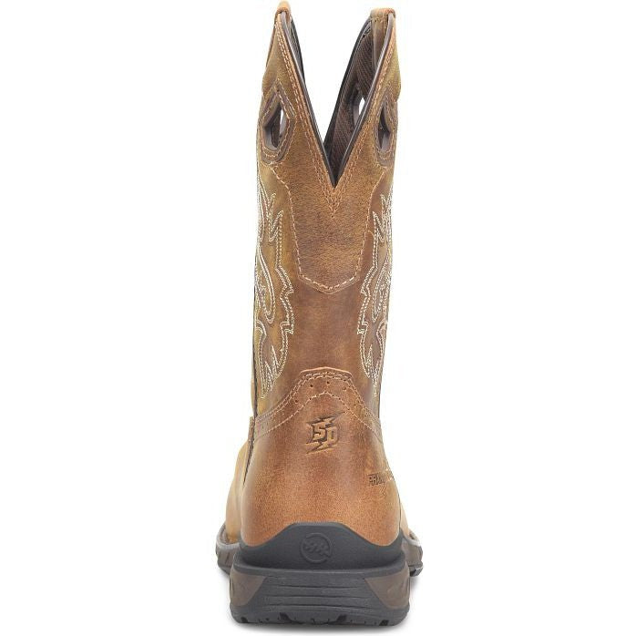Double H Men's Phantom Rider Lonetree 11" Composite Toe Western Work Boot -Brown- DH5432 - Overlook Boots