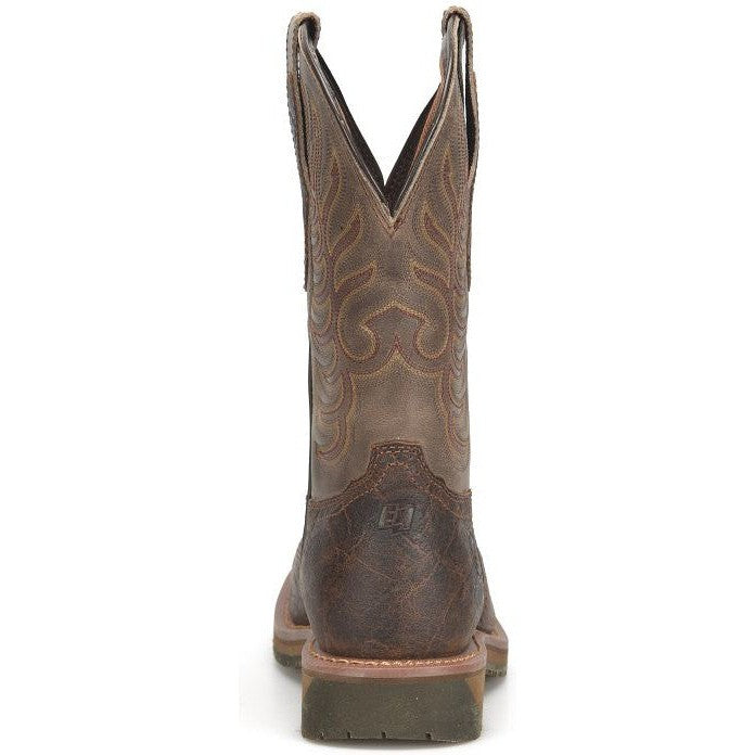 Double H Men's Highland 11" Wide Steel Toe Roper Work Boot -Brown- DH6144 - Overlook Boots