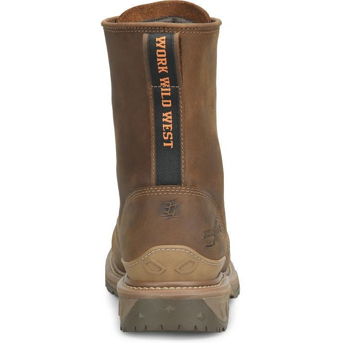 Double H Men's Dailor 8" Wide Square Composite Toe Western Work Boot Brown - PH5012 - Overlook Boots