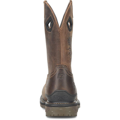 Phantom Rider Men's Dustie 11" Comp Toe WP Roper Western Work Boot - Brown - PH5030 - Overlook Boots