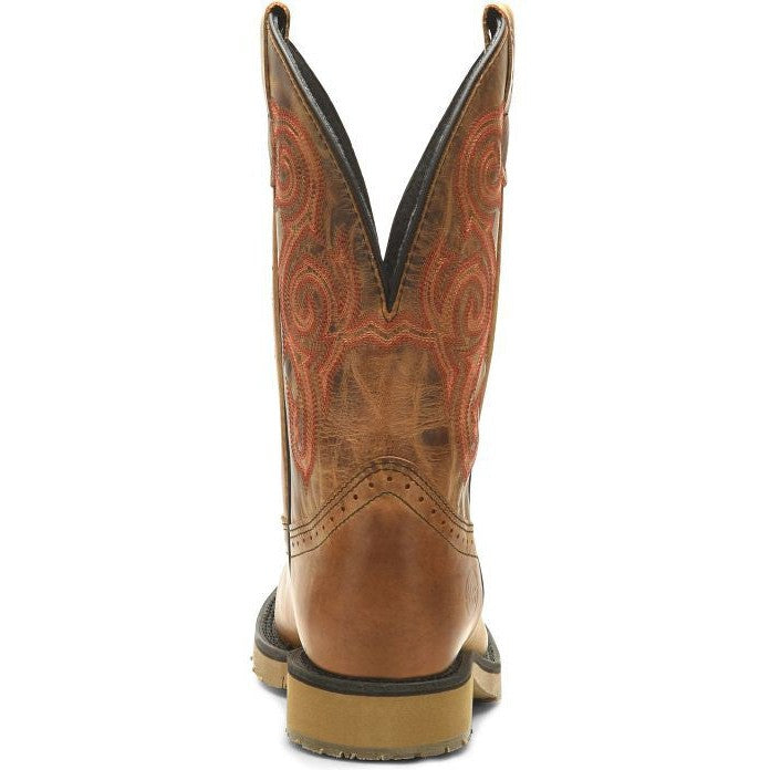 Double H Men's Bertram 11" Steel Toe Slip Resistant Work Boot -Brown- DH4560 - Overlook Boots