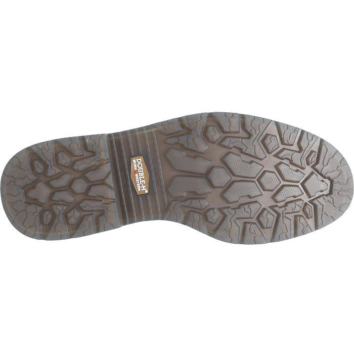 Double H Men's Boss 10" Alloy Toe Waterproof Wellington Work Boot -Brown- DH4156 - Overlook Boots