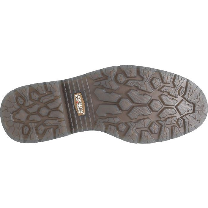 Double H Men's Nomad 11" Alloy Toe Waterproof Wellington Work Boot -Brown- DH4157 - Overlook Boots