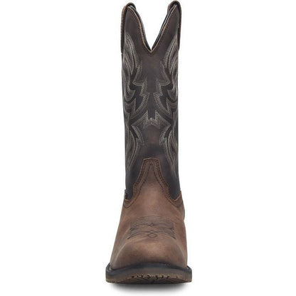Double H Men's Tascosa 12" R Toe Waterproof Western Classic Boot -Brown- DH4158 - Overlook Boots