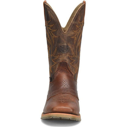 Double H Men's Feller 11" Square Toe Western Work Boot -Brown- DH4653  - Overlook Boots
