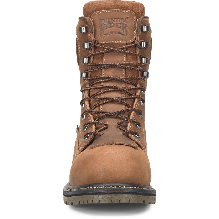 Phantom Rider Men's Piston 8" Comp Toe Waterproof Lace Up Work Boot - Brown - PH5018 - Overlook Boots
