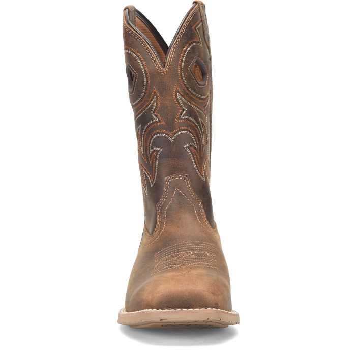 Phantom Rider Men's Scholz 11" Square Toe Western Work Boot - Brown - PH5026 - Overlook Boots