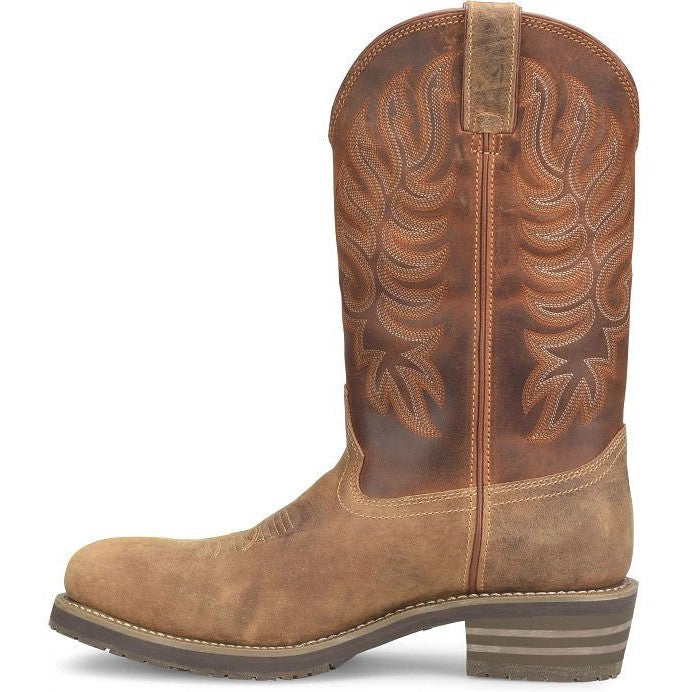 Double H Men's Garza 12" Composite Toe Waterproof Western Work Boot - Brown - DH4159 - Overlook Boots
