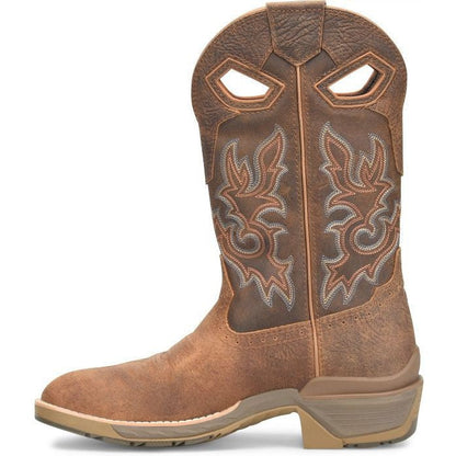 Double H Men's Phantom Rider League 12" U Toe Waterproof Western Work Boot -Brown- DH5427 - Overlook Boots