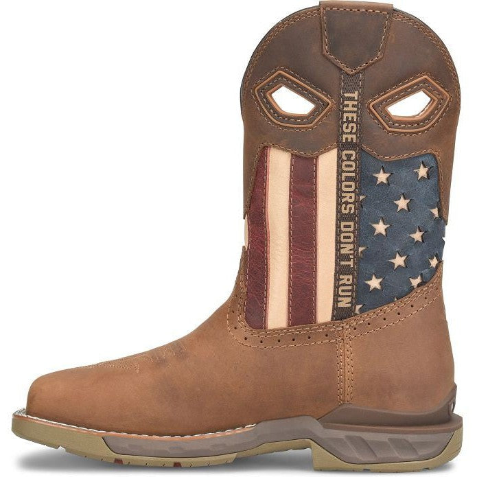 Double H Women's Fortress 10" Composite Western Roper Work Boot Brown - PH5014 - Overlook Boots