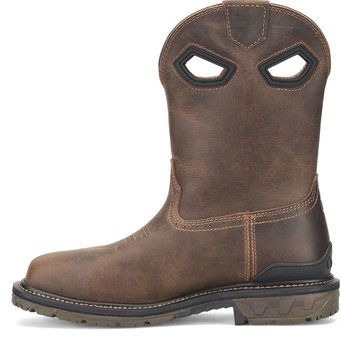 Phantom Rider Men's Dustie 11" Comp Toe WP Roper Western Work Boot - Brown - PH5030 - Overlook Boots