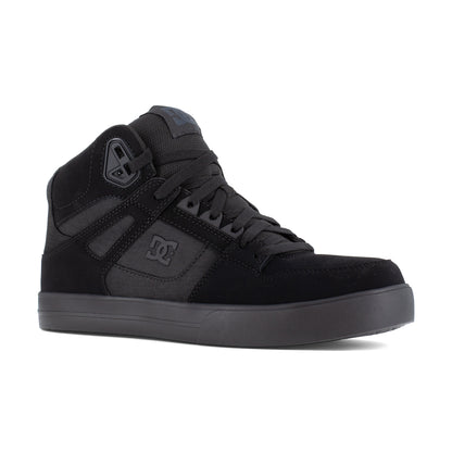 DC Men's Pure Composite Toe High-Top Work Shoe - Black - DC60206 7 / Medium / Black - Overlook Boots