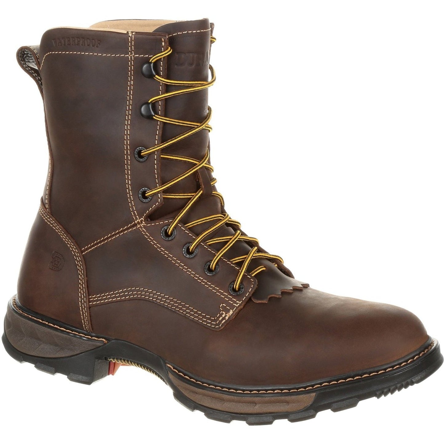 Durango Men's Maverick XP Lacer 8" Round Toe Waterproof Work Boot - DDB0174 8 / Medium / Brown - Overlook Boots