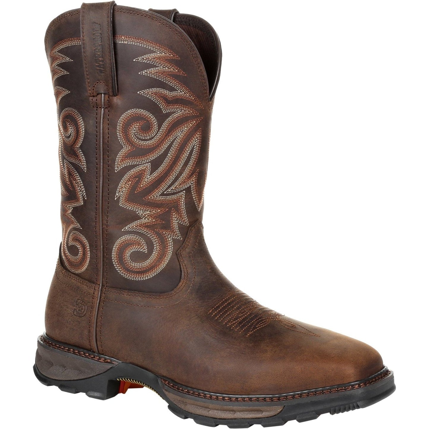 Durango Men's Maverick XP 11" Steel Toe Waterproof Western Work Boot - DDB0206 7 / Medium / Brown - Overlook Boots