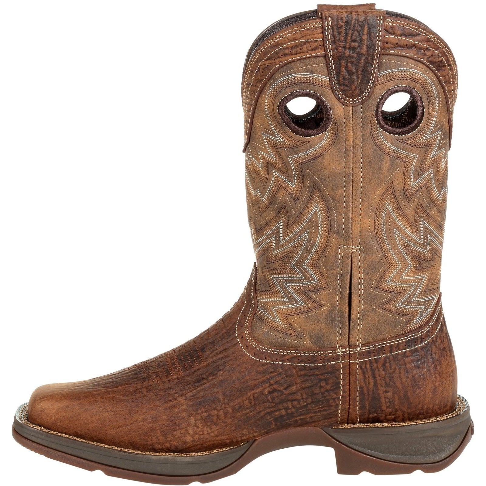 Durango Men's Rebel 11" Square Toe Western Boot- Trail Brown - DDB0271  - Overlook Boots