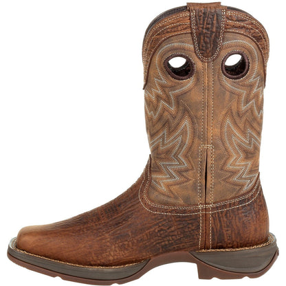 Durango Men's Rebel 11" Square Toe Western Boot- Trail Brown - DDB0271  - Overlook Boots