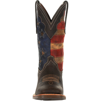 Durango Men's Rebel Pro Vintage Flag 12" Square Toe Western Boot - DDB0303 - Overlook Boots
