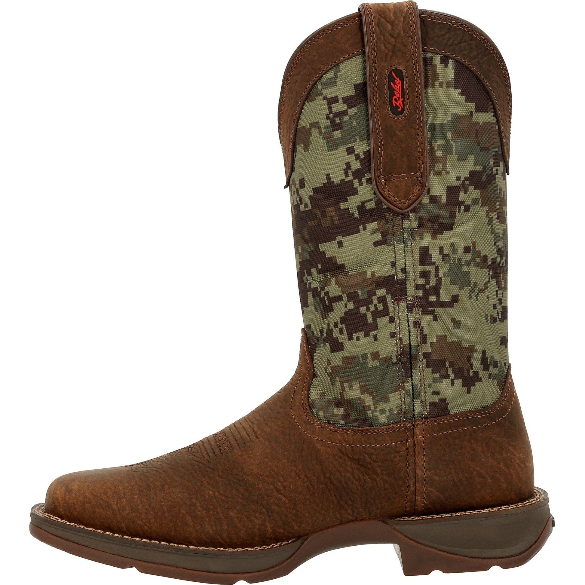 Durango Men's Rebel 12" Square Toe Pull-On Western Classic Boot - DDB0329 - Overlook Boots