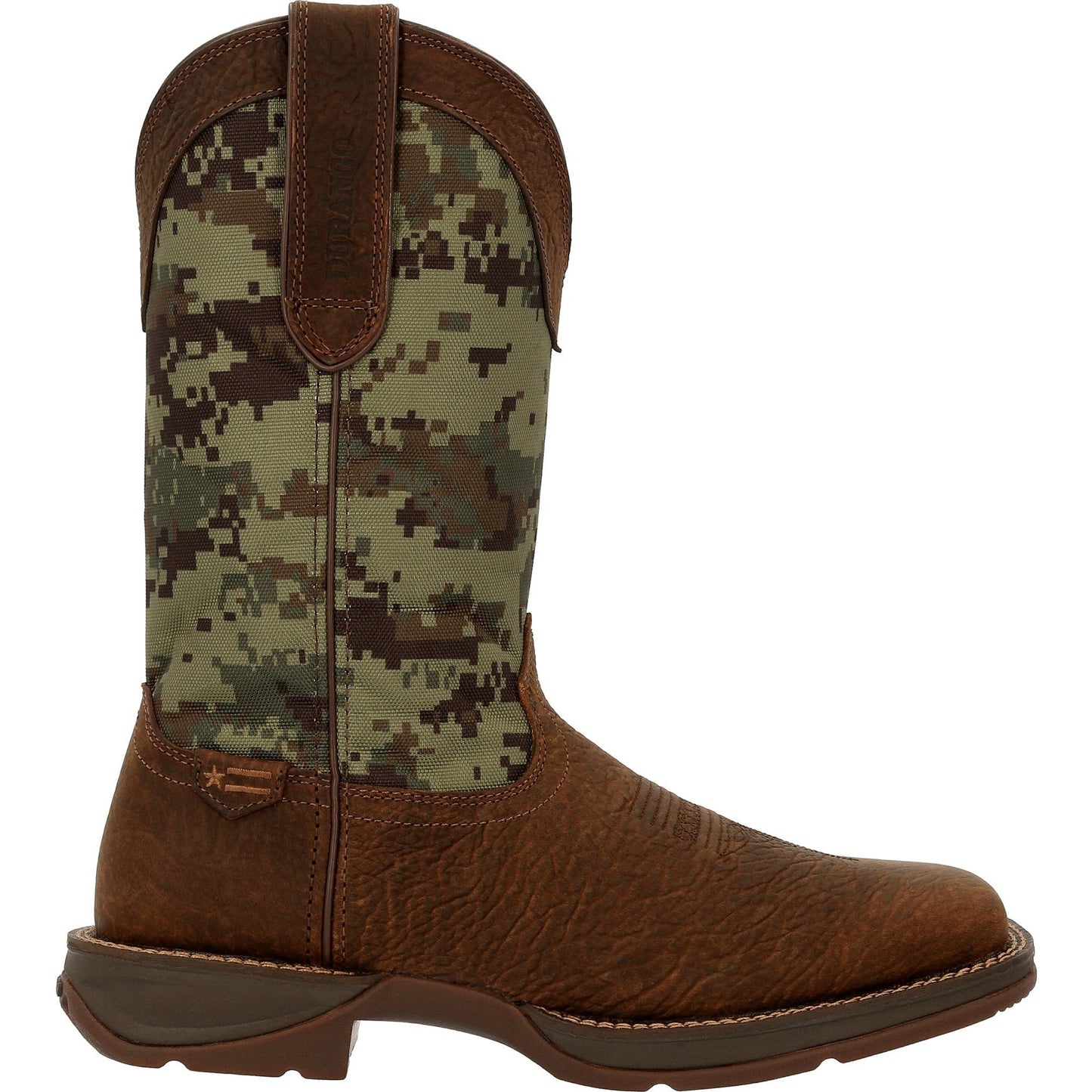 Durango Men's Rebel 12" Square Toe Pull-On Western Classic Boot - DDB0329 - Overlook Boots