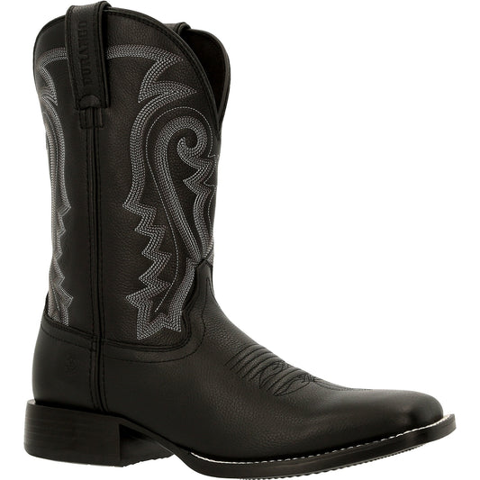 Durango Men's Westward 11" Square Toe Pull-On Western Boot - DDB0340 7 / Medium / Black - Overlook Boots