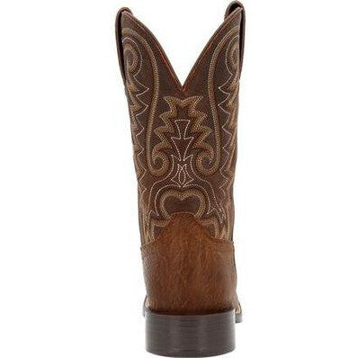 Durango Men's Westward 11" Soft Toe Pull-On Western Classic Boot- Brown- DDB0379  - Overlook Boots